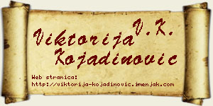 Viktorija Kojadinović vizit kartica